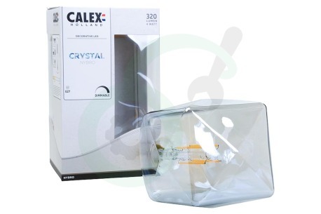 Calex  426142 Nybro Crystal LED lamp 4W Dimbaar