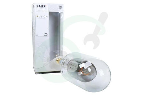 Calex  2101001500 Sundsvall Clear/Titanium Fusion LED lamp 3W Dimbaar