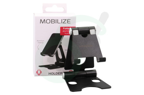 Mobilize  28316 MOB-DH-001 Mobilize Foldable Aluminium Phone Holder Black