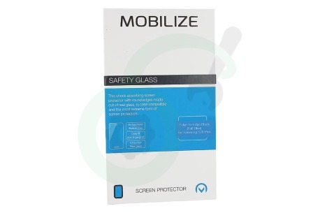 Mobilize  53814 Edge-To-Edge Screen Protector Samsung Galaxy S20+ Black