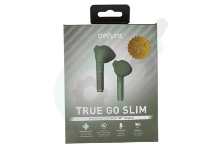 Defunc  DEFD4216 True Go Slim Earbud, Groen