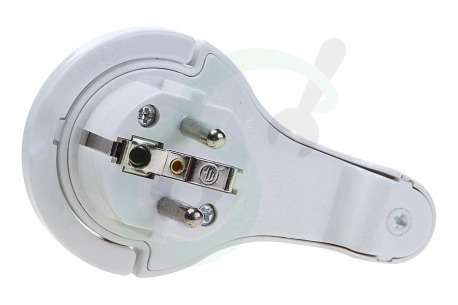 Q-Link  5421405 Stekker 16A 3600Watt plat RA wit