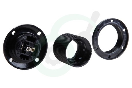 Universeel  0032017 Lamphouder E27 60W zwart
