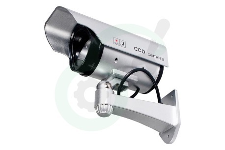 Alecto  DC07 DC-07 Camera Dummy Bewakingscamera, Zonne-energie, Ingebouwd LED lamp