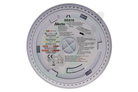 Alecto  SDX10 Rook- en Koolmonixidemelder