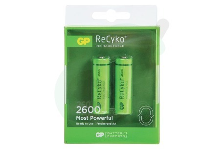 GP  120270AAHCBC2 LR6 ReCyko+ AA 2600 - 2 oplaadbare batterijen