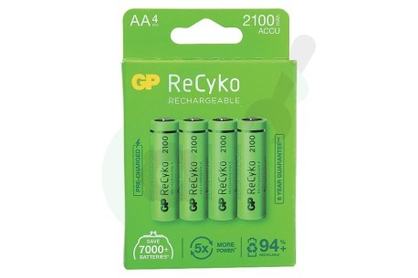 GP  GPRCK210AA745C2 LR6 ReCyko+ AA 2100 - 4 oplaadbare batterijen