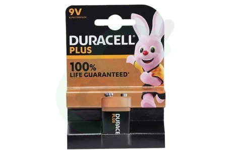 Duracell  138747 6LR61 MN1604 Alkaline Mainline Plus 9V blister 1 stuk