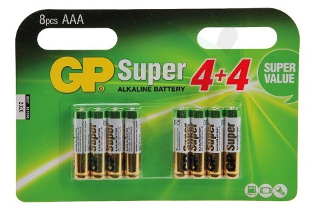 GP  03024ADHC8 LR03 Super Alkaline AAA