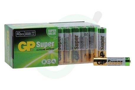 GP  03024AB40 LR03 Super Alkaline AAA - 40 batterijen