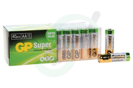 GP  03015AB40 LR6 Super Alkaline AA - 40 batterijen
