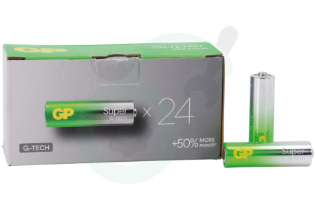 GP  GPSUP15A887C24 LR6 Super Alkaline AA - 24 batterijen