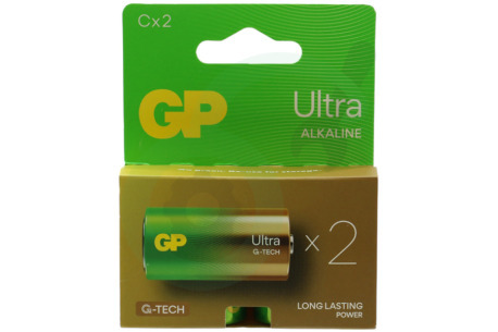 GP  GPULT14A753C2 LR14 C batterij GP Alkaline Ultra 1,5V 2 stuks