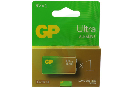 GP  GPULT1604A398C1 6LR61 9V batterij GP Alkaline Ultra