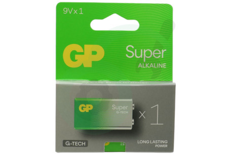 GP  GPSUP1604A251C1 6LR61 9V batterij GP Super Alkaline