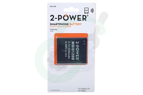 2-Power  MBI0128B Batterij Li-Ion 2550 mAh 3.7V