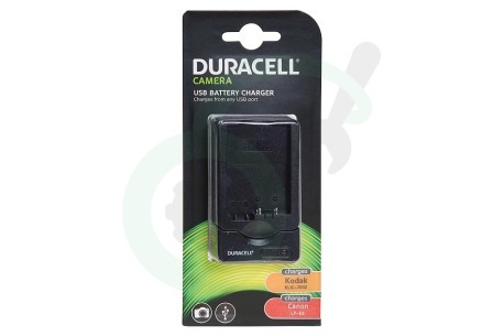 Duracell  DRC5800 USB Batterijlader Canon LP-E8, Kodak KLIC-7002