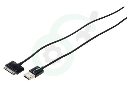 Duracell  USB5011A USB kabel Apple 30-pin Dock connector 100cm Zwart
