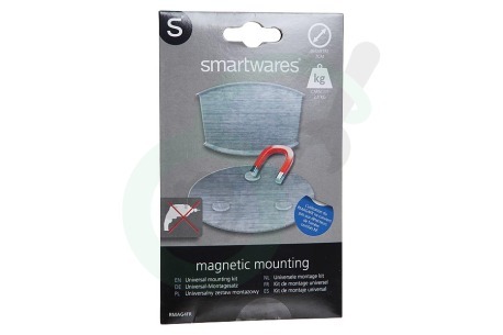 Smartwares  1002980 RMAG4 Rookmelder magnetische montagekit 7 cm