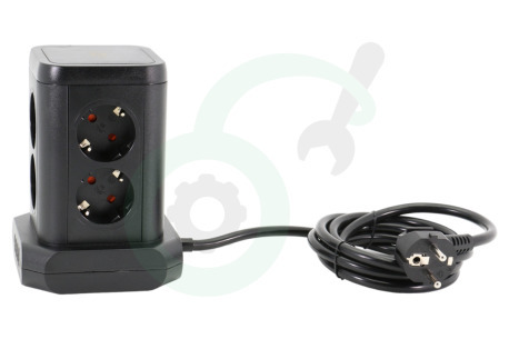 Brennenstuhl  1153560000 Tafelcontactdoos Socket Tower 2 meter