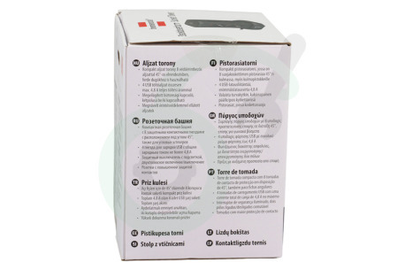 Brennenstuhl  1153560000 Tafelcontactdoos Socket Tower 2 meter