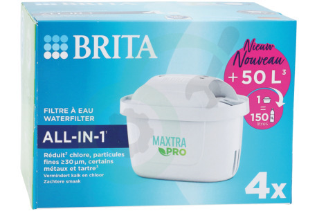Brita Waterkan 1050415 Filter Filterpatroon 4-pack