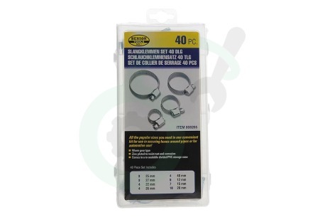 Benson  008265 Slangklem Assortimentsdoos 40 delig