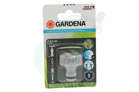 Gardena  4078500056380 18221-20 Kraanstuk 26,5 mm (G 3/4")