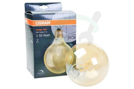 Osram  4058075808997 Osram Vintage 1906 LED Globe 6.5W E27 Dimbaar