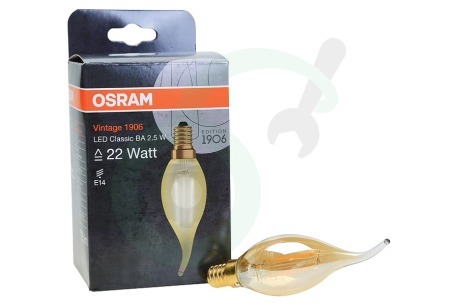 Osram  4058075119444 Osram Vintage 1906 LED Classic BA35 2,5W E14