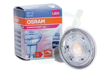 Osram  4058075433663 Parathom Reflectorlamp GU10 PAR16 8,3W Dimbaar