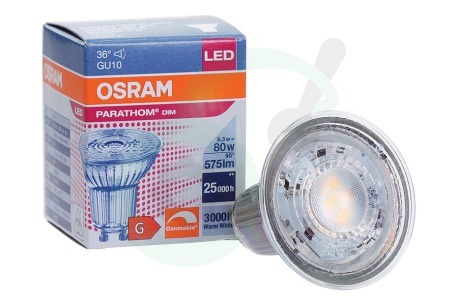 Osram  4058075609112 Parathom Reflectorlamp GU10 PAR16 8.3W Dimbaar