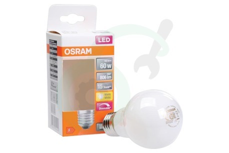 Osram  4058075054240 LED Retrofit Classic A60 Mat Dimbaar E27 6.5W
