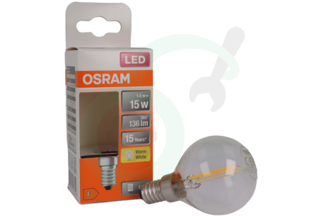 Osram  4058075434349 LED Retrofit Classic P15 E14 1,5W Helder
