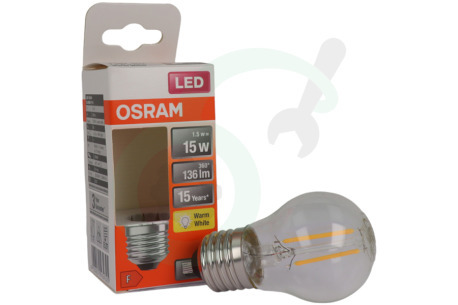 Osram  4058075434325 LED Retrofit Classic P15 E27 1,5W Helder