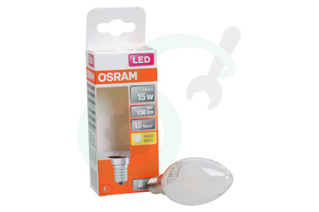 Osram  4058075434189 LED Retrofit Kaarslamp Classic B15 E14 1,5W Mat