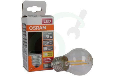 Osram  4058075436848 LED Retrofit Classic P25 Dimbaar E27 2,8W Helder