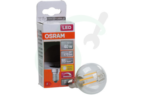 Osram  4058075437029 LED Retrofit Classic P40 Dimbaar E14 4,8W Helder