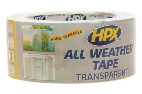 Universeel  AT4825 All Weather Tape Transparant 48mm x 25m