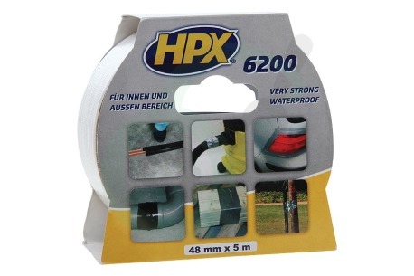 HPX  CW5005 6200 Pantsertape Repair Wit 48mm x 5m
