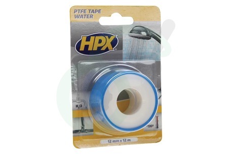 HPX  WT0012 PTFE tape water 12mtr, 12mm breed