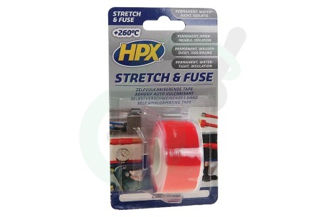 Universeel  SO2503 Stretch & Fuse Rood 25mm x 3m