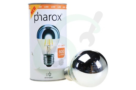 Pharox  106520 Ledlamp LED Standaardlamp A60 Kopspiegel Dimbaar
