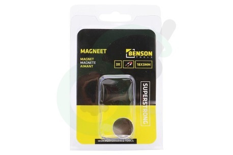 Benson  010786 Magneet Supersterk, 3 stuks