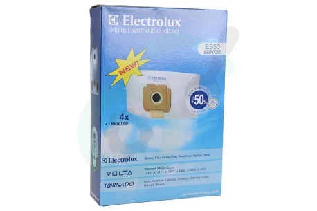 Electrolux Stofzuiger ES53 9001968420 Stofzuigerzak ES53N + 1 micro filter