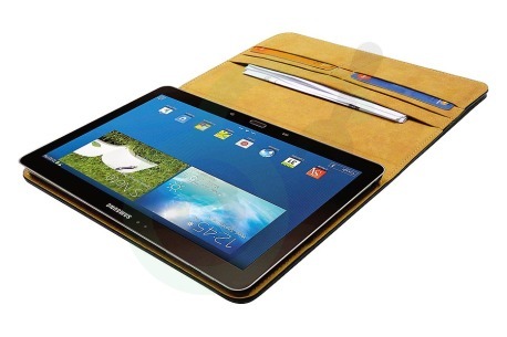 Samsung  22895 Book Case Leder, Zwart, 4 creditcard slots, 1 document slot