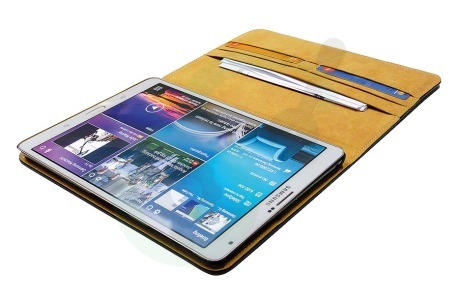 Samsung  22897 Book Case Leder, Zwart, 4 creditcard slots, 1 document slot