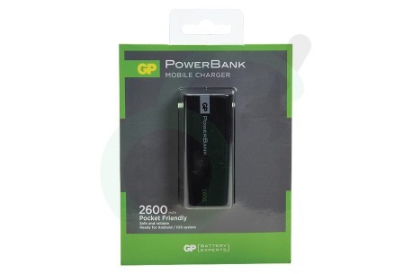 GP  1301C02ABLACK 1C02A GP Portable Powerbank 2600mAh