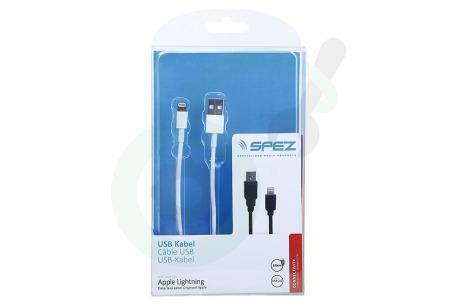 Spez  22370 USB Kabel Apple Lightning 100cm Wit
