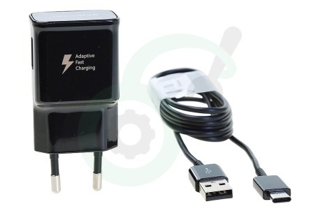 Samsung  SAM-10218-PK EP-TA20 Samsung USB-C Lader 1,m Zwart
